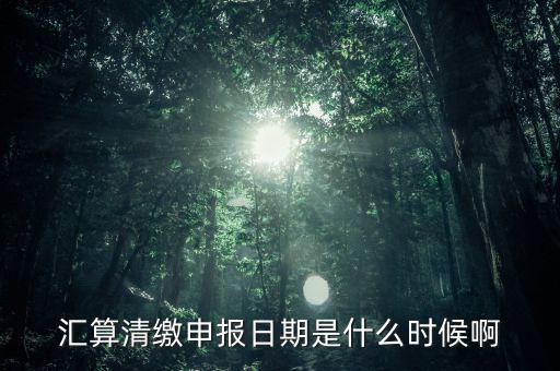 江西省匯算清繳什么時(shí)候開始，所得稅匯算清繳的時(shí)間一般是在什么時(shí)候呢是每年都必須要做嗎