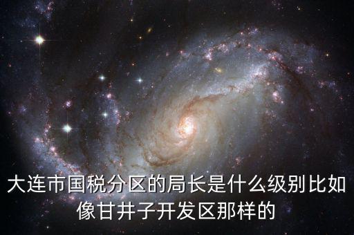 大連國(guó)稅局長(zhǎng)什么級(jí)別，大連市國(guó)稅分區(qū)的局長(zhǎng)是什么級(jí)別比如像甘井子開(kāi)發(fā)區(qū)那樣的