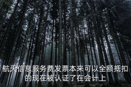 航信發(fā)票是什么，航天信息開具的服務(wù)費(fèi)發(fā)票應(yīng)計(jì)入什么會(huì)計(jì)科目