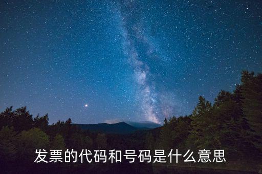 發(fā)票信息代碼是什么，發(fā)票紙質(zhì)代碼是什么意識