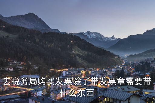 拿發(fā)票需要帶什么，去稅務(wù)局領(lǐng)發(fā)票需要帶什么資料去
