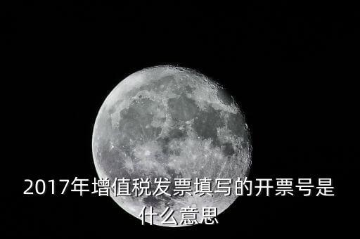 打發(fā)票稅票號是什么意思，增值稅專用發(fā)票的號都是什么意思