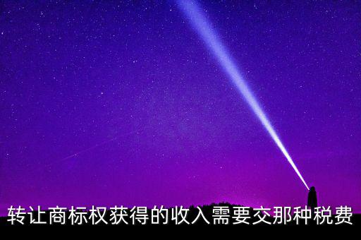 轉(zhuǎn)讓商譽交什么稅，轉(zhuǎn)讓商標(biāo)權(quán)應(yīng)交甚么稅