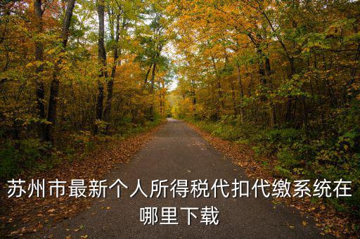 蘇州什么app可以查個稅，蘇州市最新個人所得稅代扣代繳系統(tǒng)在哪里下載