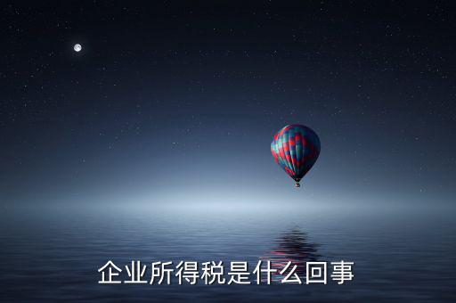 什么叫創(chuàng)業(yè)投資企業(yè)所得稅，企業(yè)所得稅是什么回事