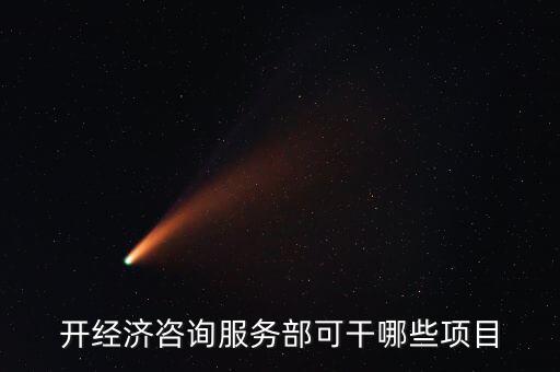 咨詢服務(wù)有什么進項，開經(jīng)濟咨詢服務(wù)部可干哪些項目
