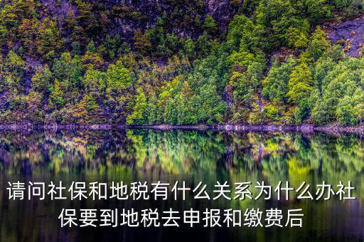 為什么醫(yī)保由地稅收，社保為什么要地稅代扣