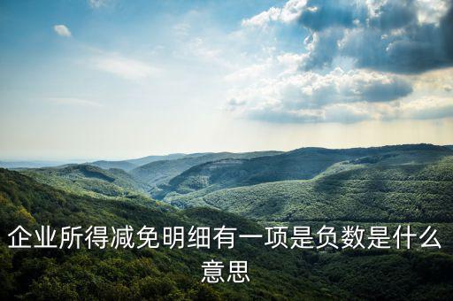 所得減免是什么意思，征前減免個人所得稅什么意思