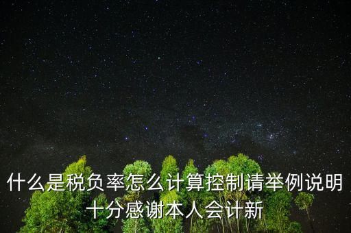 什么叫稅務(wù)控制計算法，企業(yè)所得稅如何控制