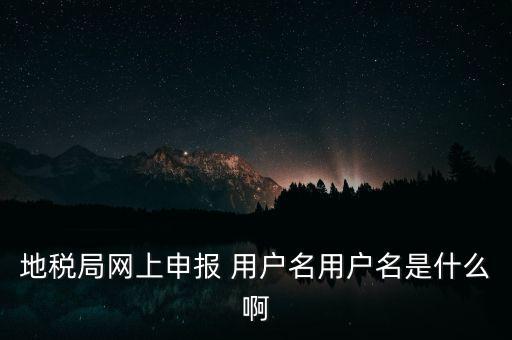 山東地稅網(wǎng)上申報(bào)賬號(hào)密碼是什么，地稅申報(bào)的用戶名和密碼是什么