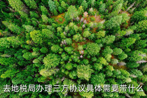 地稅辦理三方協(xié)議需要什么資料，去地稅局辦理三方協(xié)議具體需要帶什么