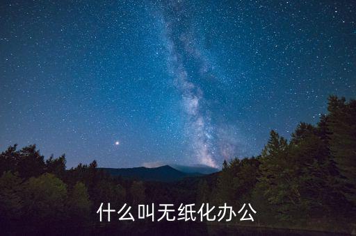 山東國(guó)稅局無紙化辦公是什么，無紙化辦公具體指什么