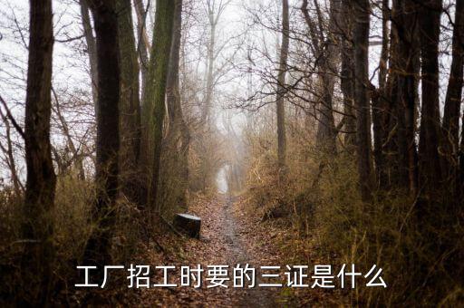 個人三證是什么意思，三證都是什么證