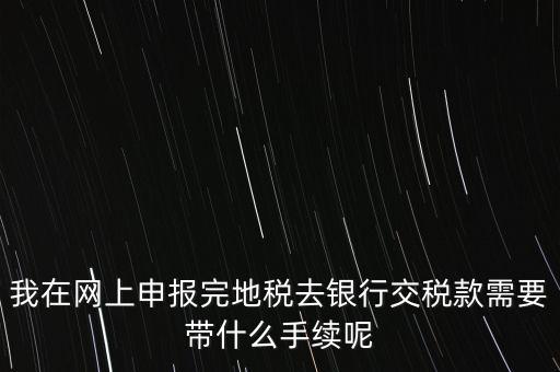 核稅后拿什么去交稅，申報(bào)交稅需要什么手續(xù)