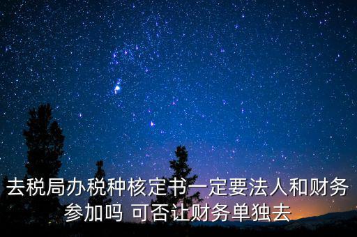 什么人可以去核定稅種，新注冊的公司去核定稅種時一定要法人和會計(jì)本人去嗎