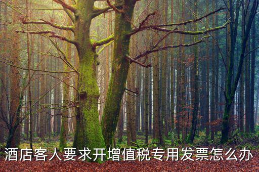 為什么住宿要開專票，為什么有些賓館不能開具開具增值稅專用發(fā)票
