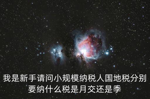 小型納稅人地稅交什么區(qū)別，小規(guī)模納納稅人和一般納稅人的地稅有什么區(qū)別