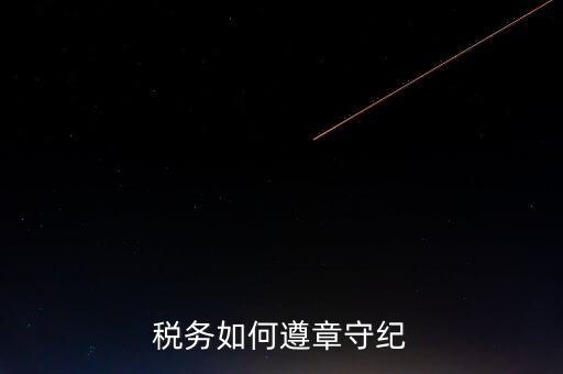 稅務(wù)守紀(jì)律是什么意思，呵呵 什么叫做守紀(jì)律