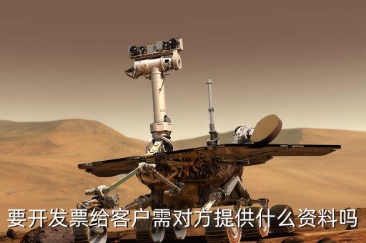 開票要什么資料嗎，開發(fā)票需要什么東西嗎