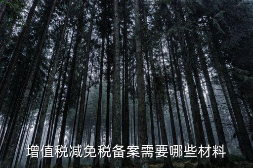 免增值稅備案需要什么，增值稅免稅備案申請(qǐng)