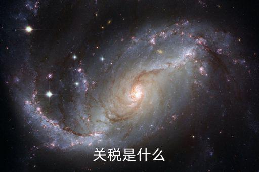 關稅是什么