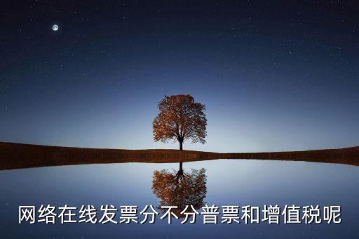 在線發(fā)票是什么，網(wǎng)絡(luò)在線發(fā)票分不分普票和增值稅呢