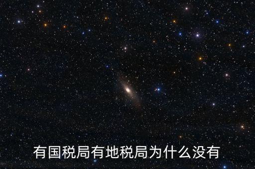 有國(guó)稅局有地稅局為什么沒有