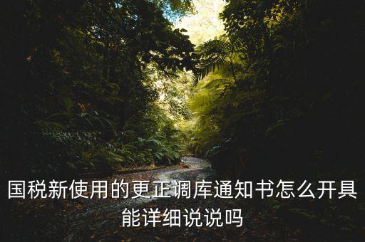 更正調(diào)庫是什么意思，更正是什么意思