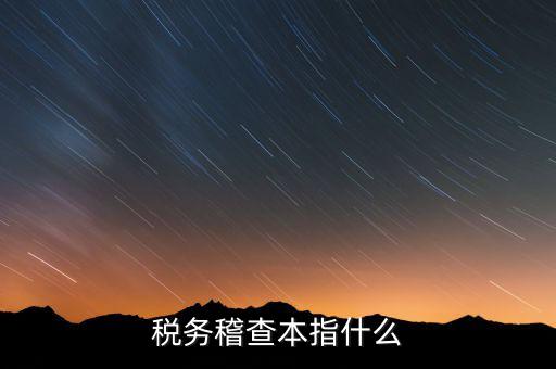 什么是稅務稽查協(xié)查，稅務稽查本指什么