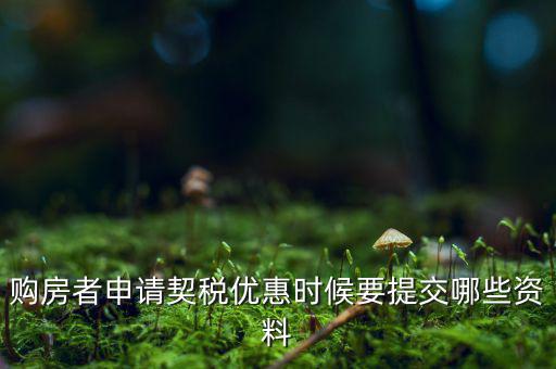 辦理契稅優(yōu)惠需要什么資料，如何辦理首套房契稅減免需要什么材料