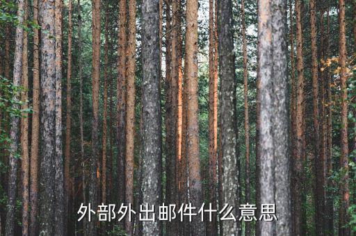 網(wǎng)上外出什么意思，外部外出郵件什么意思