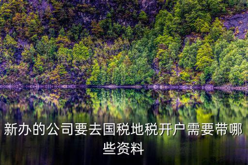 銀川地稅新開戶需要準備什么，辦地稅需要什么東西