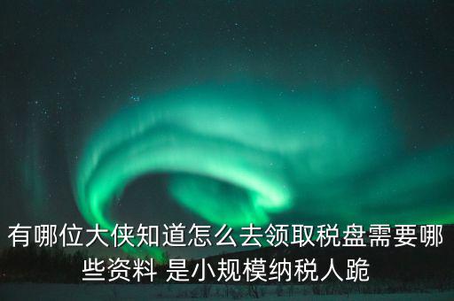 稅盤開通要什么資料，去稅務(wù)局辦理稅控盤需要什么資料流程怎么走呢