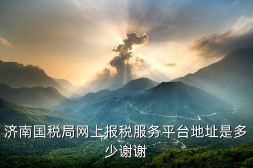 濟南報稅用什么網(wǎng)上報稅，濟南地稅網(wǎng)上報稅