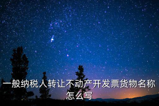 銷售不動產(chǎn)開票名稱寫什么，銷售不動產(chǎn)增值稅普通發(fā)票怎樣填寫