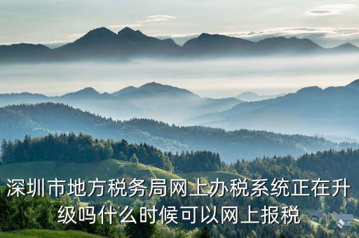 深圳國稅升級版客戶端是什么，深圳國稅網舊版網址是什么