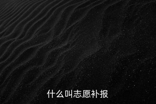 什么叫補申報，什么叫補充申報