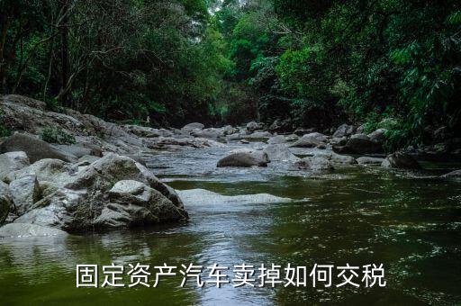 出售固定資產(chǎn)汽車如何納稅，企業(yè)出售已記入固定資產(chǎn)的汽車該交哪種稅