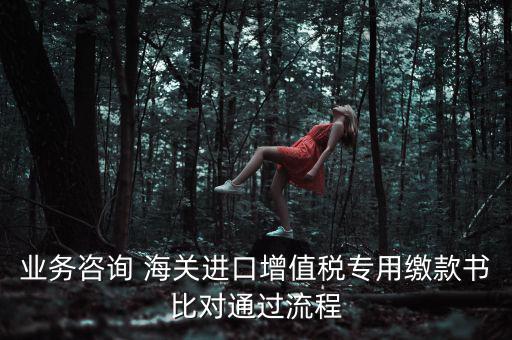 業(yè)務(wù)咨詢 海關(guān)進口增值稅專用繳款書比對通過流程