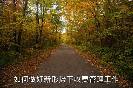 如何搞好征費管理工作，如何做好新形勢下收費管理工作