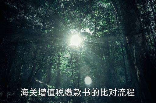 海關繳款書如何比對，海關進口增值稅準用繳款書的數據采集和比對