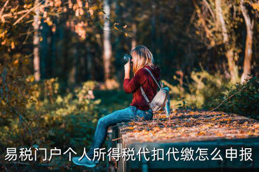 代扣個人所得稅如何申報，易稅門戶個人所得稅代扣代繳怎么申報