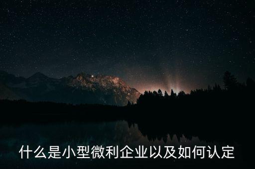 如何申請小微企業(yè)認(rèn)證，怎么申請辦理小微企業(yè)