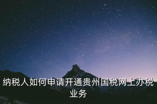 國(guó)稅如何開(kāi)通網(wǎng)上辦稅資格，小規(guī)模納稅人第一次怎么開(kāi)通網(wǎng)上報(bào)稅