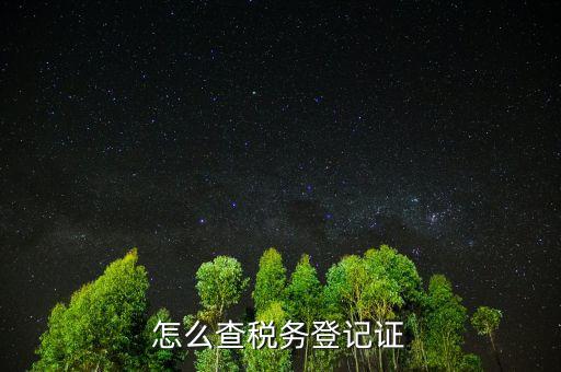 如何查詢企業(yè)稅務(wù)登記證號，公司的稅務(wù)登記證號怎么查詢
