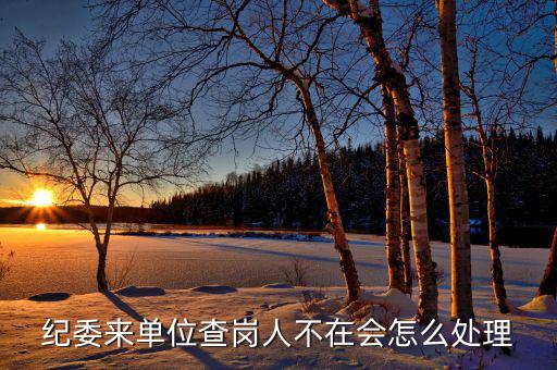 主管局查崗會(huì)如何處理，紀(jì)委來單位查崗人不在會(huì)怎么處理