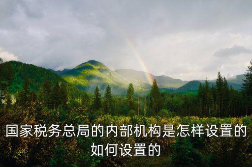 市稅務(wù)局如何設(shè)立區(qū)稅務(wù)機(jī)構(gòu)，稅務(wù)部門的部門設(shè)置