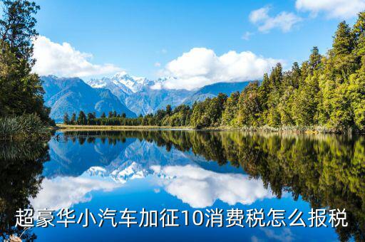 豪華車消費稅如何繳納，汽車消費稅和購置稅