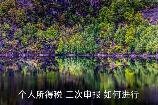 如何進(jìn)行第二期納稅申報，二次申報納稅怎么處理