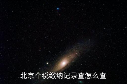 北京如何查詢個(gè)稅繳費(fèi)記錄查詢密碼，北京個(gè)稅繳納記錄查怎么查